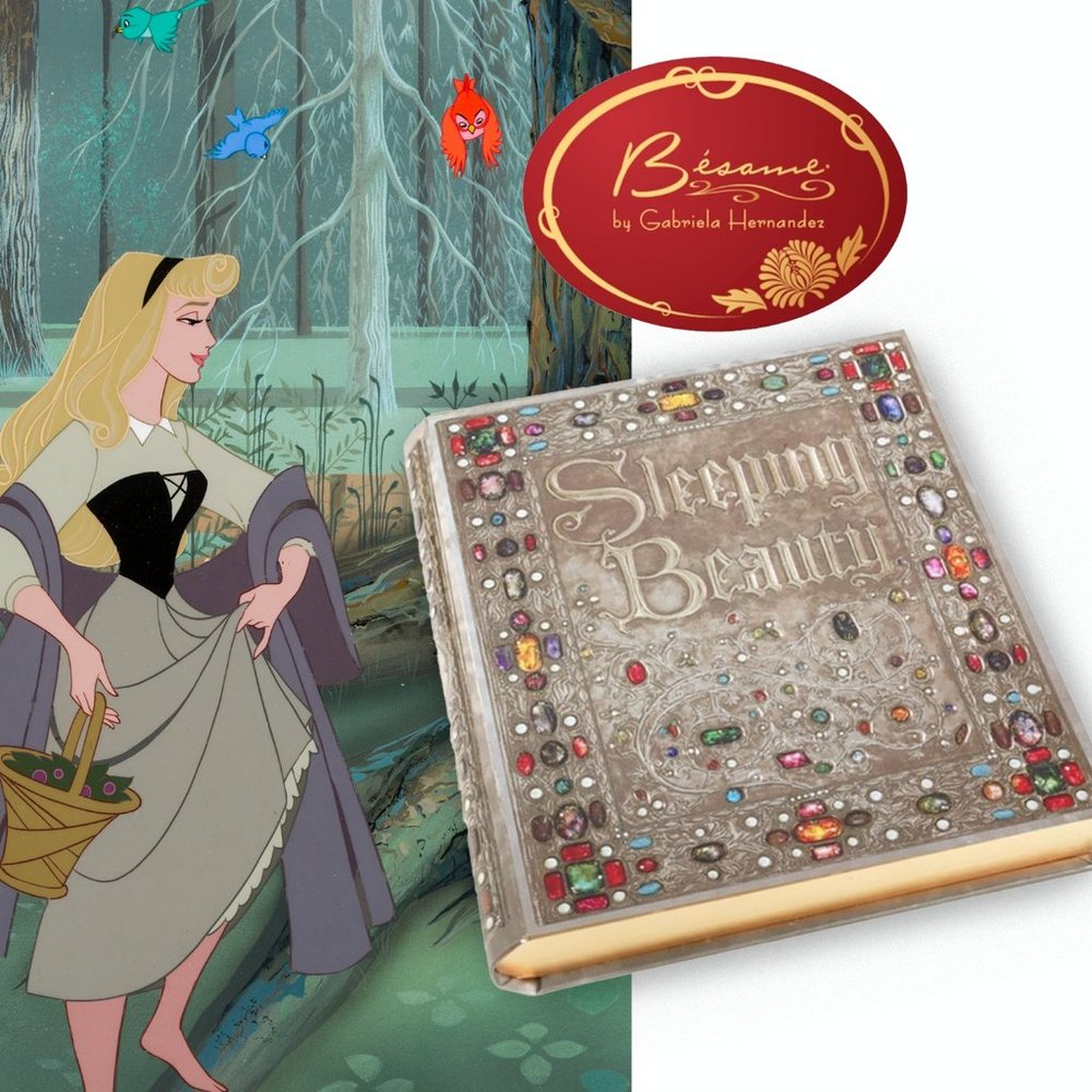 NEW Besame Cosmetics x Disney Sleeping Beauty Eyeshadow Palette